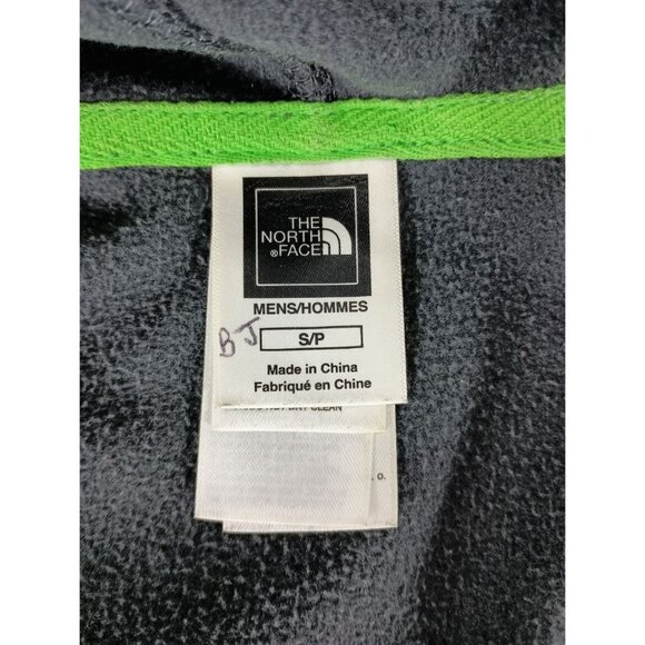 The North Face Hooded Jacket Men's Sz. S Gray/Neon Green - Picture 8 of 8